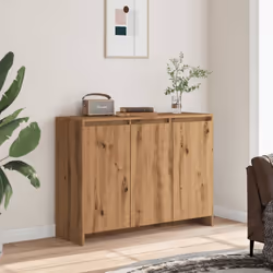 vidaXL Sideboard Storage Cupboard Cabinet Buffet Highboard Engineered Wood - artisan oak - Additional view 2