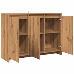vidaXL Sideboard Storage Cupboard Cabinet Buffet Highboard Engineered Wood - artisan oak - Additional view 6