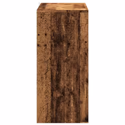 vidaXL Console Table Hallway Accent Couch Table End Side Table Engineered Wood - old wood - Additional view 4