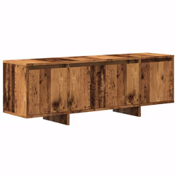 vidaXL TV Cabinet TV Stand Media TV Unit Entertainment Centre Engineered Wood - old wood