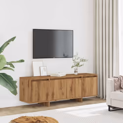 vidaXL TV Cabinet TV Stand Media TV Unit Entertainment Centre Engineered Wood - artisan oak