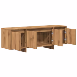 vidaXL TV Cabinet TV Stand Media TV Unit Entertainment Centre Engineered Wood - artisan oak - Additional view 4