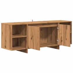 vidaXL TV Cabinet TV Stand Media TV Unit Entertainment Centre Engineered Wood - artisan oak - Additional view 4