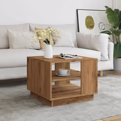 vidaXL Coffee Table Couch Table Hall End Center Accent Table Engineered Wood - artisan oak - Additional view 2