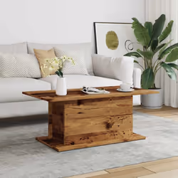 vidaXL Coffee Table Couch Table Hall End Center Accent Table Engineered Wood - old wood