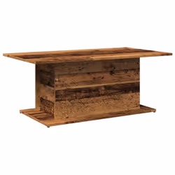 vidaXL Coffee Table Couch Table Hall End Center Accent Table Engineered Wood - old wood - Additional view 5