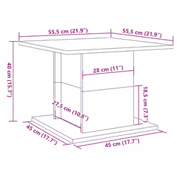 VidaXL 856809 coffee/side/end table - Additional view 8