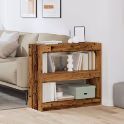 vidaXL Book Cabinet/Room Divider Storage Cabinet Home Organiser Multi Colours - old wood