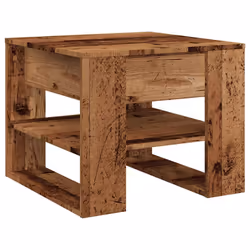 vidaXL Coffee Table Engineered Wood Centre Sofa Table Furniture Multi Colours - old wood - Additional view 5