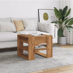 vidaXL Coffee Table Engineered Wood Centre Sofa Table Furniture Multi Colours - artisan oak