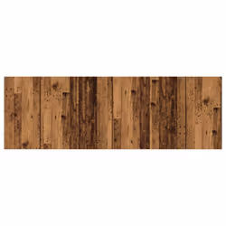 vidaXL Wall Headboard Bed Header Bedroom Wall Bed Headboard Engineered Wood - old wood