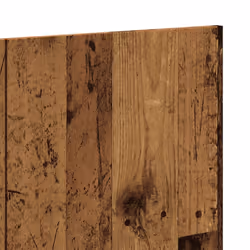 vidaXL Wall Headboard Bed Header Bedroom Wall Bed Headboard Engineered Wood - old wood - Additional view 4