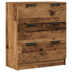 vidaXL Sideboard Console Cabinet Storage Cupboard Highboard Engineered Wood - old wood