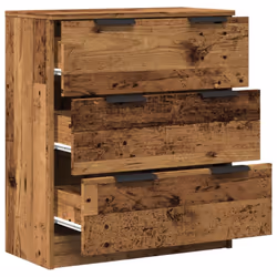 vidaXL Sideboard Console Cabinet Storage Cupboard Highboard Engineered Wood - old wood - Additional view 6