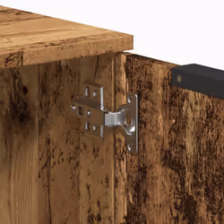 vidaXL Sideboard Console Cabinet Storage Cupboard Highboard Engineered Wood - old wood - Additional view 7