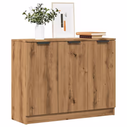 vidaXL Sideboard Cupboard Side Cabinet Highboard Artisan Oak Engineered Wood