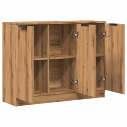 vidaXL Sideboard Cupboard Side Cabinet Highboard Artisan Oak Engineered Wood - Additional view 4