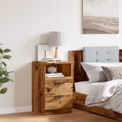 VidaXL 856844 nightstand/bedside table Wood - Additional view 4