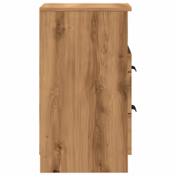 vidaXL Bedside Cabinets Nightstand Bed Table 2 pcs Artisan Oak Engineered Wood - Additional view 5
