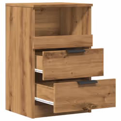 vidaXL Bedside Cabinets Nightstand Bed Table 2 pcs Artisan Oak Engineered Wood - Additional view 7