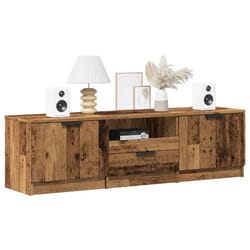 vidaXL TV Cabinet Old Wood 140x35x40 cm Engineered Wood TV stand TV sideboard