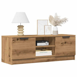 vidaXL TV Cabinet Artisan Oak 102x35x36.5 cm Engineered Wood TV stand