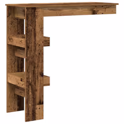 vidaXL Wall Bar Table Pub Table Indoor Furniture Engineered Wood Multi Colours - old wood - Additional view 5