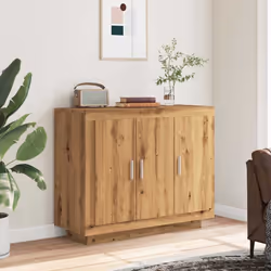 vidaXL Sideboard Artisan Oak 92x35x75 cm Engineered Wood storage cabinet