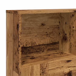 vidaXL Headboard Cabinet Bed Cabinet Bed Headboard Old Wood Engineered Wood - Additional view 6
