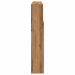 vidaXL Headboard Cabinet Bookcase Bed Headboard Artisian Oak Engineered Wood - Additional view 4