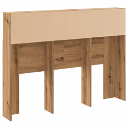 vidaXL Headboard Cabinet Bedroom Bookcase Headboard Furniture Multi Colours - artisan oak - Additional view 5
