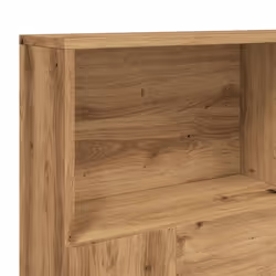 vidaXL Headboard Cabinet Bedroom Bookcase Headboard Furniture Multi Colours - artisan oak - Additional view 6