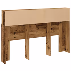 vidaXL Headboard Cabinet Bedroom Bookcase Headboard Furniture Multi Colours - old wood - Additional view 5