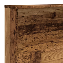 vidaXL Headboard Cabinet Bedroom Bookcase Headboard Furniture Multi Colours - old wood - Additional view 6