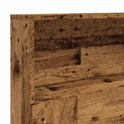 vidaXL Headboard Cabinet Bedroom Bookcase Headboard Furniture Multi Colours - old wood - Additional view 6