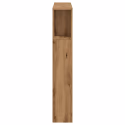 vidaXL Headboard Cabinet Bookcase Bed Headboard Artisan Oak Engineered Wood - Additional view 4