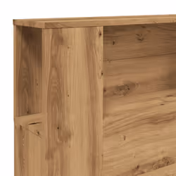 vidaXL Headboard Cabinet Bookcase Bed Headboard Artisian Oak Engineered Wood - Additional view 6