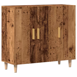vidaXL Sideboard Console Cabinet Cupboard Storage Organiser Engineered Wood - old wood