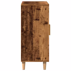 vidaXL Sideboard Console Cabinet Cupboard Storage Organiser Engineered Wood - old wood - Additional view 6