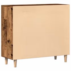 vidaXL Sideboard Console Cabinet Cupboard Storage Organiser Engineered Wood - old wood - Additional view 7