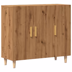 vidaXL Sideboard Console Cabinet Cupboard Storage Organiser Engineered Wood - artisan oak