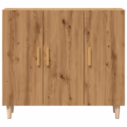 vidaXL Sideboard Console Cabinet Cupboard Storage Organiser Engineered Wood - artisan oak - Additional view 4