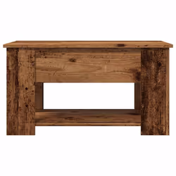 vidaXL Coffee Table Engineered Wood Couch Centre Accent Table Multi Colours - old wood - Additional view 4