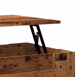 vidaXL Coffee Table Engineered Wood Couch Centre Accent Table Multi Colours - old wood - Additional view 9