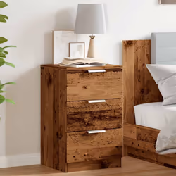 VidaXL 856932 nightstand/bedside table Wood - Additional view 4