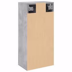 vidaXL Wall-mounted Bathroom Cabinet Toilet Vanity Unit Cupboard Concrete Grey - Additional view 6