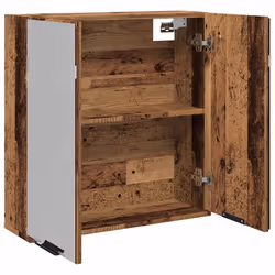 vidaXL Bathroom Mirror Cabinet Vanity Unit Wall Cabinet Storage Wall Cupboard - old wood - Additional view 6