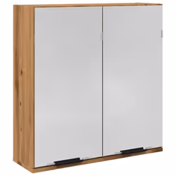 vidaXL Bathroom Mirror Cabinet Vanity Unit Wall Cabinet Storage Wall Cupboard - artisan oak
