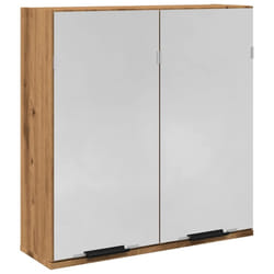 vidaXL Bathroom Mirror Cabinet Vanity Unit Wall Cabinet Storage Wall Cupboard - artisan oak