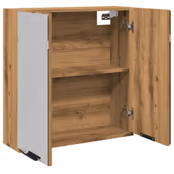 vidaXL Bathroom Mirror Cabinet Vanity Unit Wall Cabinet Storage Wall Cupboard - artisan oak - Additional view 6